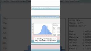 ¿Distribución normal o sesgada? Descúbrelo en segundos con EViews.
