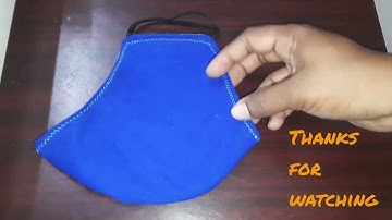 Face mask sewing tutorial || 2 in 1 mask || double layer mask 😷