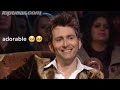 david tennant being adorable for about 3 minutes straight