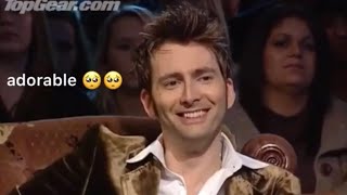 david tennant being adorable for about 3 minutes straight