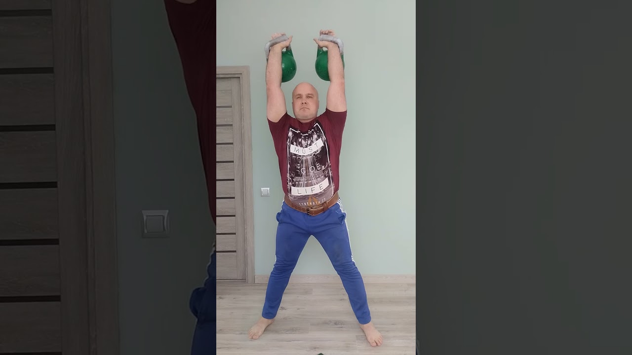 Поштовх дц 24 кг 6 хв 55 підйомів.