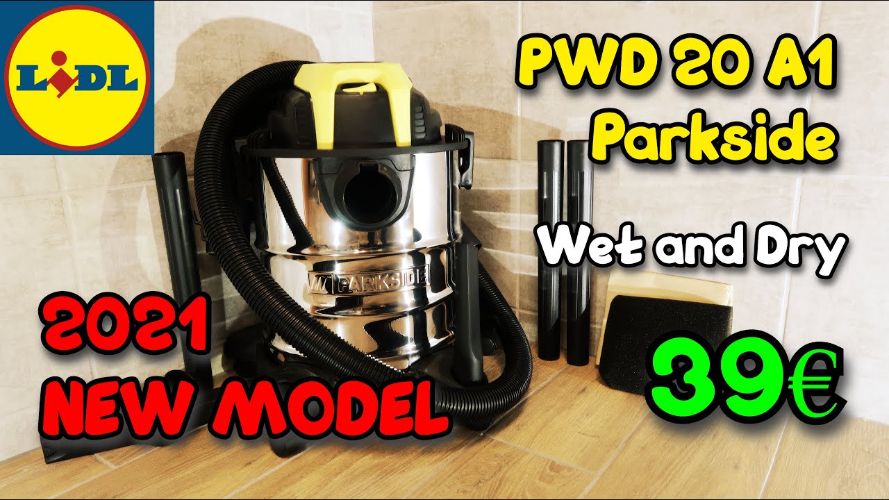 PARKSIDE PWD 20 A1 - Wet and Dry 1300W - Unboxing and Test [2021] - YouTube