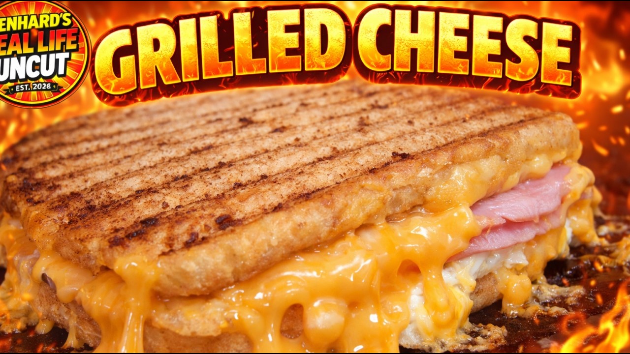 🔥 Grilled Cheese Toast mit Bacon & Spiegelei in nur 13 Minuten! 🤤