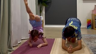 Brother Vs Sister Soccer Vs Gymnastics Trick Challenge Does She Even Have A Spine?