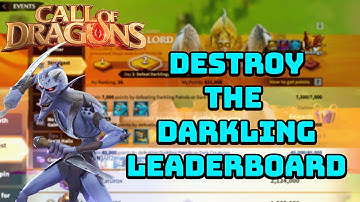Call of Dragons:  Top the Leaderboards on Darkling Day - Strongest Lord Event