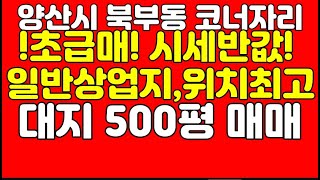 시세반값 초급매 일반사업지 코너자리 양산번화가 토지매매, 양산토지매매, 양산건축부지매매, 부산토지매매, 부산건축부지매매, 부산상가건물매매, 양산상가건물매매, 양산신축부지, 부산신축