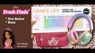 fresh finds. What's new cute finds at five Below & Ross!