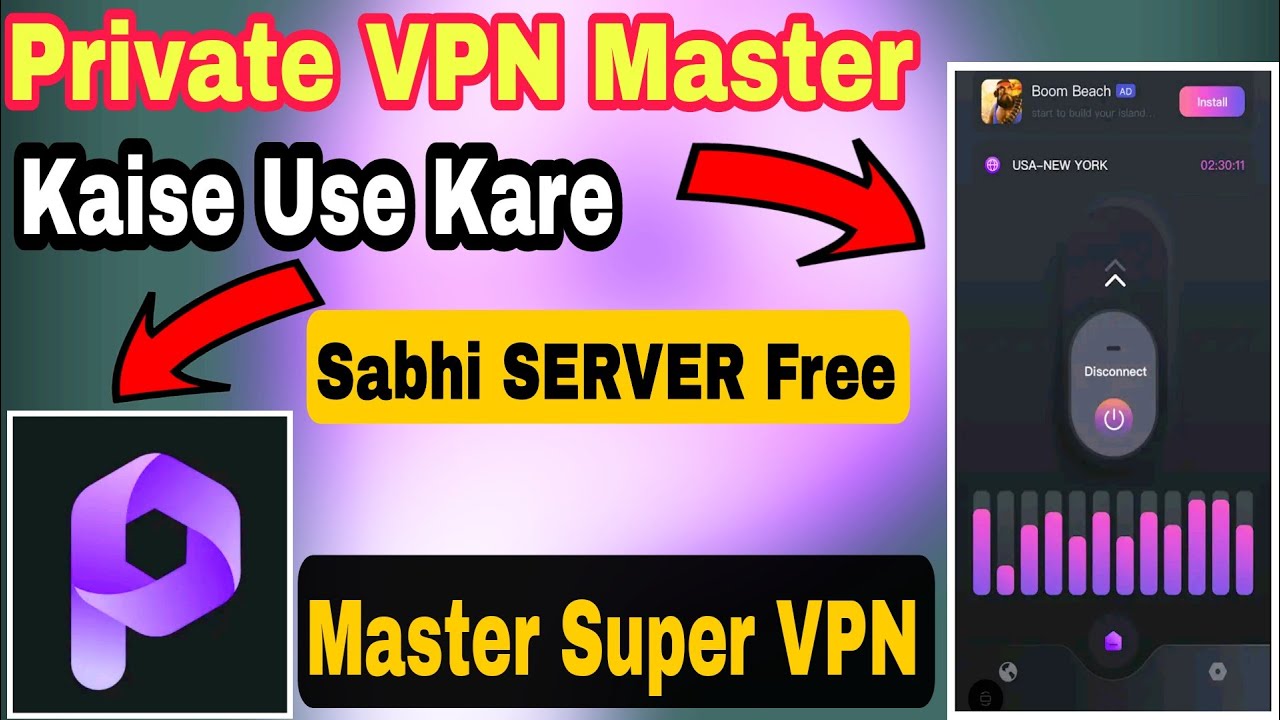 Private VPN Master VPN kaise chalaye | How to use private Master VPN ...
