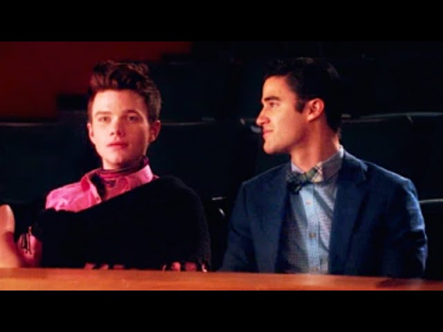 GLEE - Klaine Scenes in "We Built This Glee Club" 6x11 - YouTube