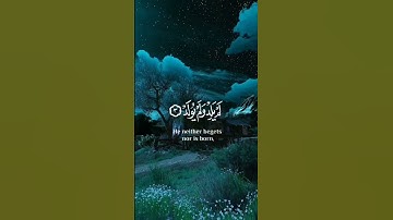 تلاوة هادئة مطمئنة 🌿من سورة الإخلاص 🌿للقارئ شريف مصطفى🌿