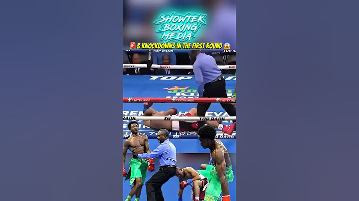 Abdullah Mason’s Chin Gets Tested, 3 knock downs in the first round