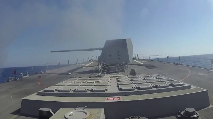 Mark 45 5-inch Gun Aboard USS Sterett (DDG 104)