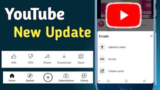 YouTube New Update in mobile 2020 With Update YouTube App 2020