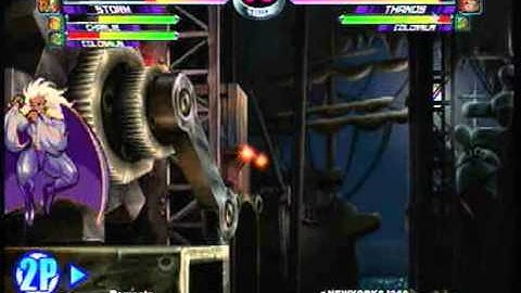 MvC2 Online (360): Brett (Cha/Storm/Col) vs Josh 360 (Ruby/Tha/Col) 3 .:11.9.10:.