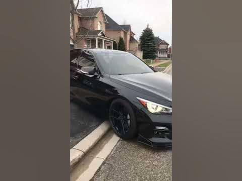 BLACKED OUT Q50 ON COILOVERS ️ ️ ️ SUPER CLEAN 🔥 - YouTube