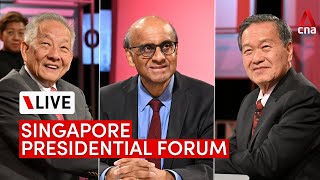 [LIVE] Presidential Forum with candidates Ng Kok Song, Tharman Shanmugaratnam, Tan Kin Lian