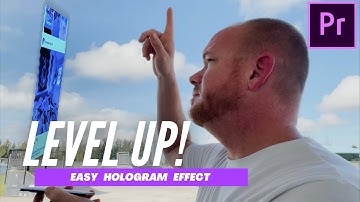 Easy HOLOGRAM Effect in Premiere Pro #tutorial #premierepro
