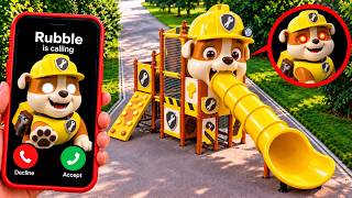 Download lagu We Found SLIDE EATER vs PAW PATROL on PLAYGROUND! WHEREβS CHASE, MARSHALL, RUBBLE and SKY? Part 2
