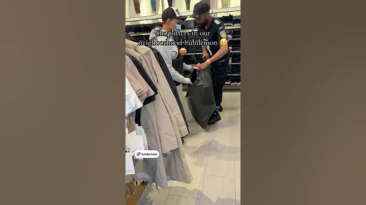 Shoplifters In Lululemon Store 😳 #theft