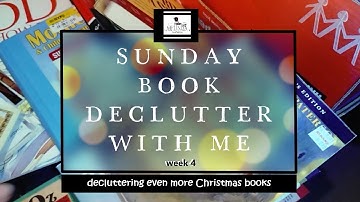SUNDAY BOOK DECLUTTER WITH ME_EVEN MORE CHRISTMAS BOOKS_WEEK 4