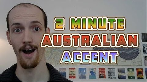Hoe je in MINDER DAN TWEE MINUTEN een Australisch accent kunt nadoen