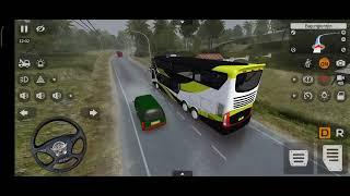 Rainy day bus Driving in Hilly road @playinggames111 screenshot 5