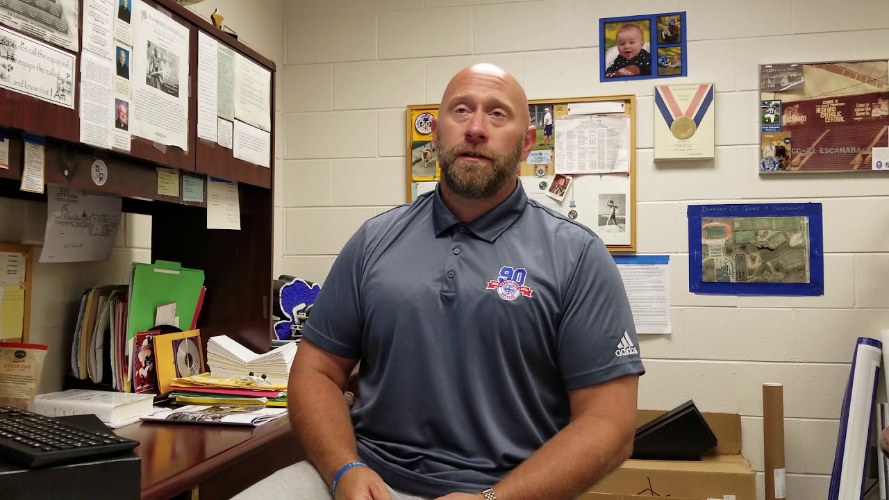 Detroit Catholic Central Athletic Director Aaron Babicz YouTube