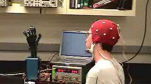 Brain Control of a Robotic Hand