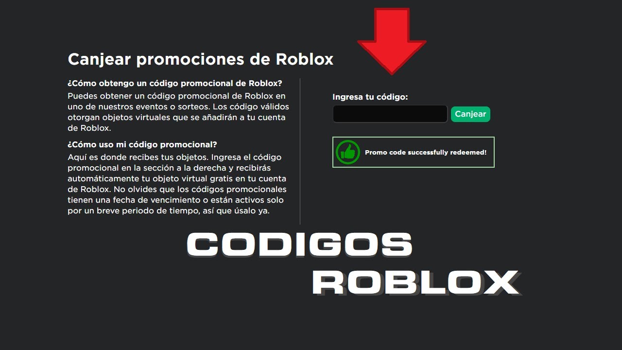 CODIGOS de ROBLOX DICIEMBRE 2020 Funcionando - YouTube