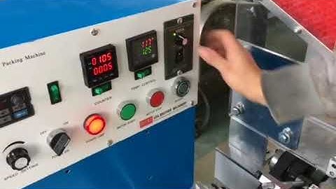 single straw packing machine operation video
