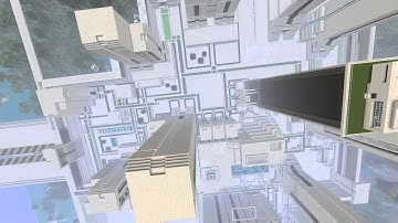 Minecraft: City birds eye view