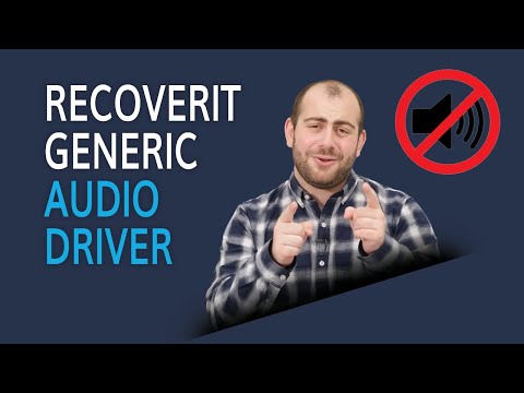 How to Fix Generic Audio Driver Detected in Windows 10