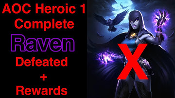 AOC Heroic 1 Completed | Raven Defeated + Rewards | Injustice 2 Mobile