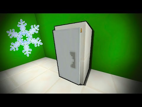 Вопрос: Как сделать рабочий холодильник в Minecraft?