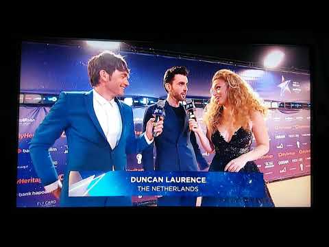 Duncan Laurence • Orange Carpet • Eurovision Opening Ceremony