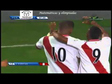 El Gol que dejo ronco a todo el Perú :Gol de Jefferson Farfán: Peru 1- Chile 0 ; CMD y ATV