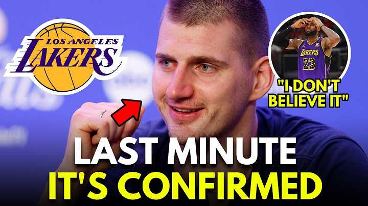 URGENT! NIKOLA JOKIC STOPPED THE NBA WORLD! LAKERS NEWS