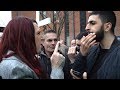 ALI DAWAH CONFRONTS BRITAIN FIRST KICKS OFF