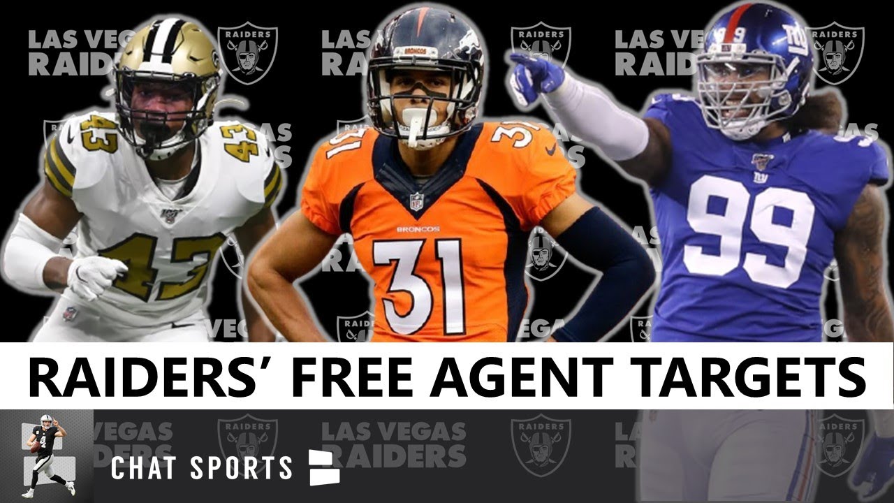 Raiders Free Agent Targets Top 10 Players The Las Vegas Raiders Should