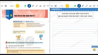 Bài 9 Chương 2: Phân tích đa thức thành nhân tử - Toán 8 - Kết nối tri thức screenshot 1