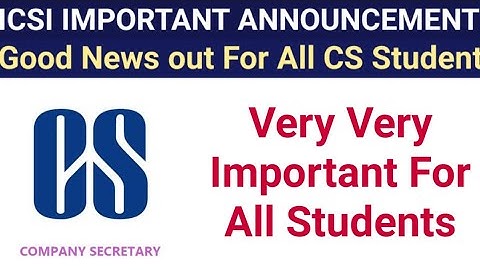 OFFICIAL ANNOUNCEMENT ] ICSI JUNE 2022 EXAM RESULT DATE OUT ] CS JUNE 2022 EXAM RESULT DATE OUT