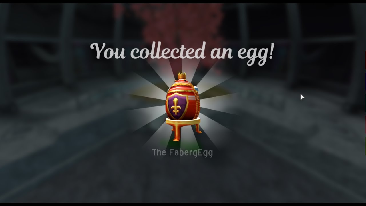 Roblox Egg Hunt 2017 How To Get Faberge Egg 1st To Complete - 