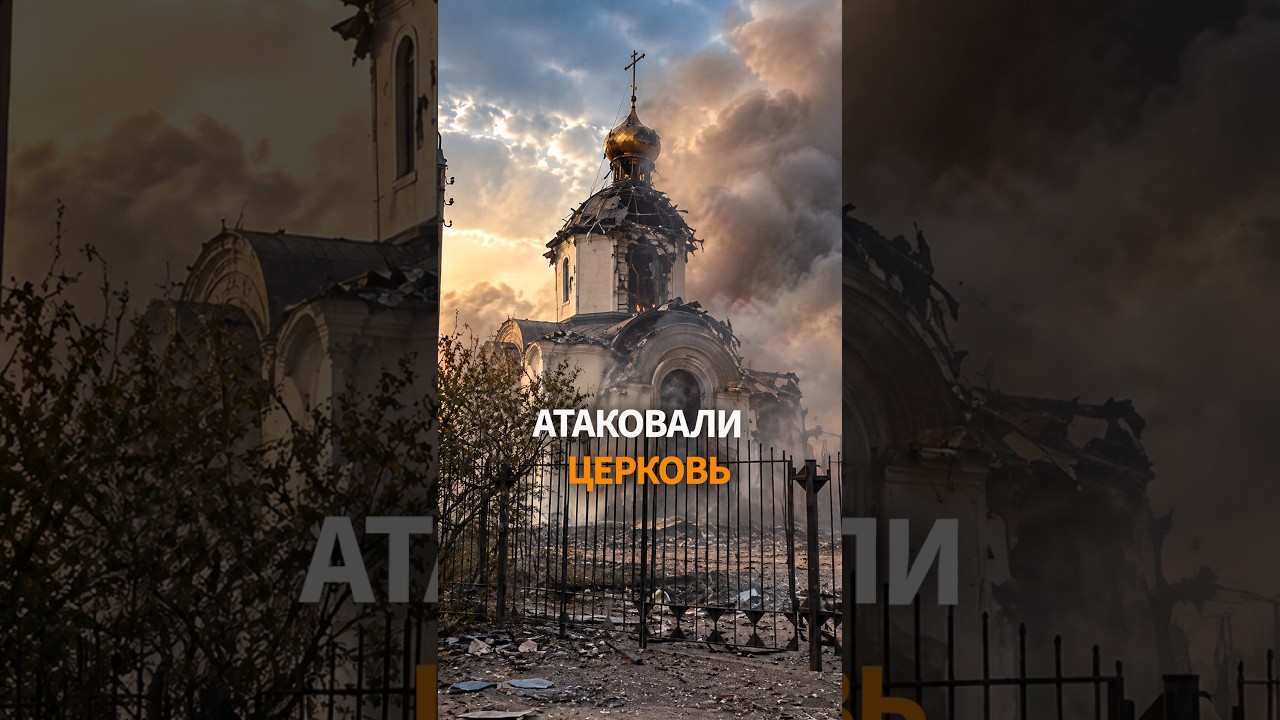 💔 ЖЕСТКАЯ атака России по Украине. Ударили по церкви