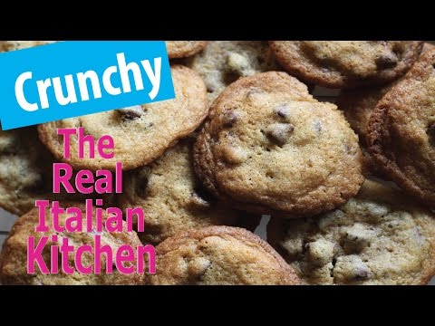 Crispy and Thin Chocolate Chip Cookies Recipe - Real Italian Kitchen