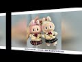 17cm labubu clothes pendant Labubu doll clothes keychain Labubu doll for JK skirt set cute