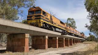 3Mar21. G&W FQ01, CLP14, CLP5, GWA008 cross Wimmera River. 