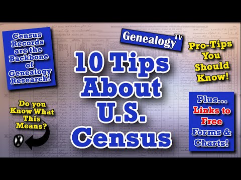 10 Tips for U S  Census Records for Genealogy Research