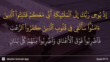 سوره انفال، آیه ۱۲