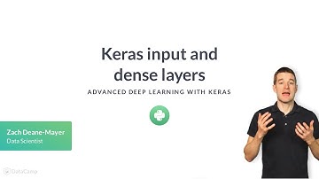 Python Tutorial: Keras input and dense layers