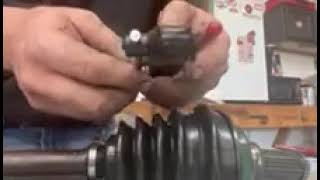 Yamaha Kodiak 450, 400, Grizzly, How To Replace Axle Boot, How To Install Axle Boot Band